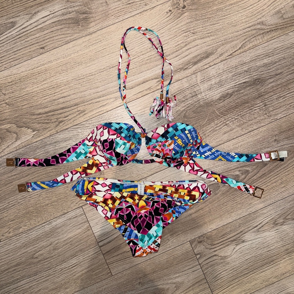Colorful Geometric Bikini Set Kopper & Zink